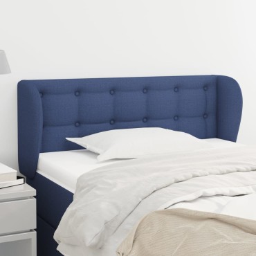 vidaXL Κεφαλάρι με Πτερύγια Μπλε 83x23x78/88cm Υφασμάτινο 1 τεμ.