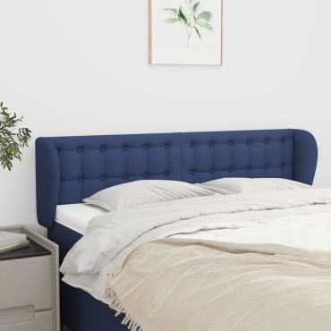 vidaXL Κεφαλάρι με Πτερύγια Μπλε 147x23x78/88cm Υφασμάτινο 1 τεμ.