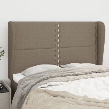 vidaXL Κεφαλάρι με Πτερύγια Taupe 147x23x118/128cm Υφασμάτινο 1 τεμ.