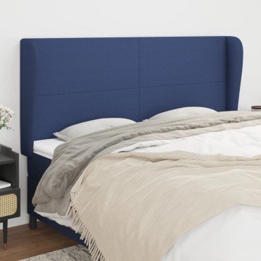 vidaXL Κεφαλάρι με Πτερύγια Μπλε 163x23x118/128cm Υφασμάτινο 1 τεμ.