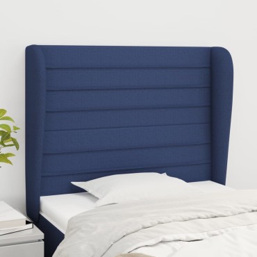 vidaXL Κεφαλάρι με Πτερύγια Μπλε 83x23x118/128cm Υφασμάτινο 1 τεμ.