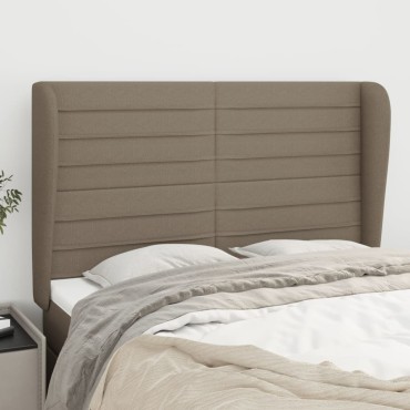 vidaXL Κεφαλάρι με Πτερύγια Taupe 147x23x118/128cm Υφασμάτινο 1 τεμ.