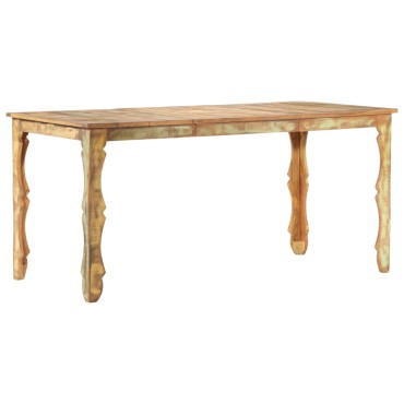 vidaXL Τραπεζαρία 160x80x76cm από Μασίφ Ανακυκλωμένο Ξύλο 1 τεμ.