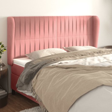 vidaXL Κεφαλάρι με Πτερύγια Μαύρο203x23x118/128cm Υφασμάτινο 1 τεμ.