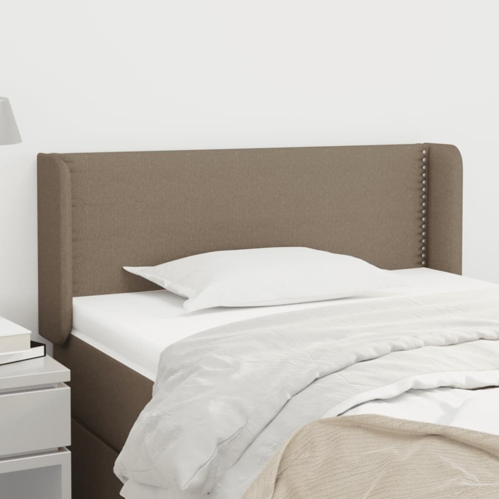vidaXL Κεφαλάρι με Πτερύγια Taupe 93x16x78/88cm Υφασμάτινο 1 τεμ.