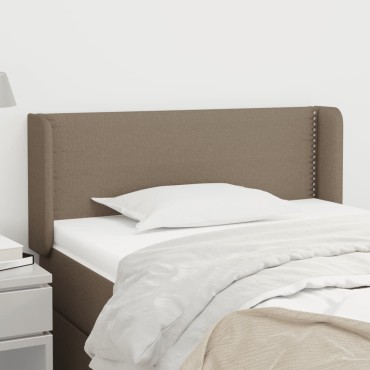 vidaXL Κεφαλάρι με Πτερύγια Taupe 93x16x78/88cm Υφασμάτινο 1 τεμ.