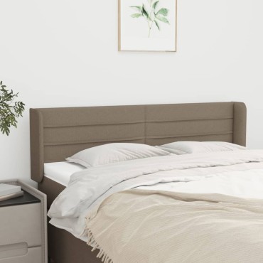 vidaXL Κεφαλάρι με Πτερύγια Taupe 147x16x78/88cm Υφασμάτινο 1 τεμ.