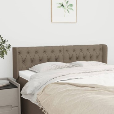 vidaXL Κεφαλάρι με Πτερύγια Taupe 163x16x78/88cm Υφασμάτινο 1 τεμ.