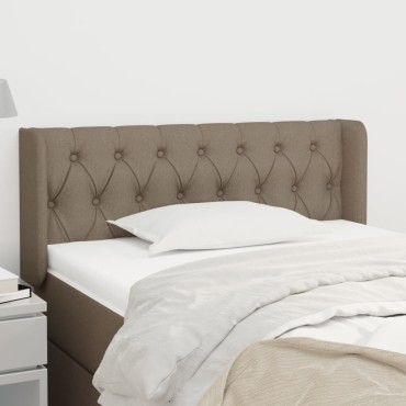 vidaXL Κεφαλάρι με Πτερύγια Taupe 93x16x78/88cm Υφασμάτινο 1 τεμ.