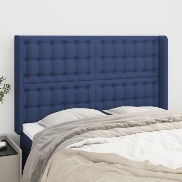 vidaXL Κεφαλάρι με Πτερύγια Μπλε 147x16x118/128cm Υφασμάτινο 1 τεμ.