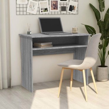 vidaXL Γραφείο Γκρι Sonoma 90x50x74cm από Επεξεργασμένο Ξύλο 1 τεμ.
