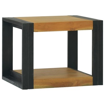 vidaXL Έπιπλο Μπάνιου Επιτοίχιο 45x45x35cm από Μασίφ Ξύλο Teak 1 τεμ.