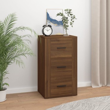 vidaXL Ντουλάπι Καφέ Δρυς 40x33x70cm από Επεξεργασμένο Ξύλο 1 τεμ.