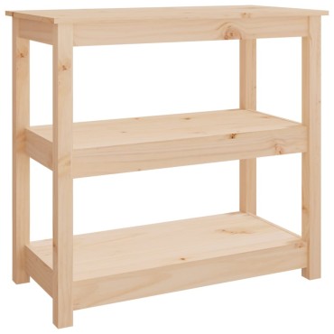 vidaXL Τραπέζι Κονσόλα 80x40x74cm από Μασίφ Ξύλο Πεύκου 1 τεμ.