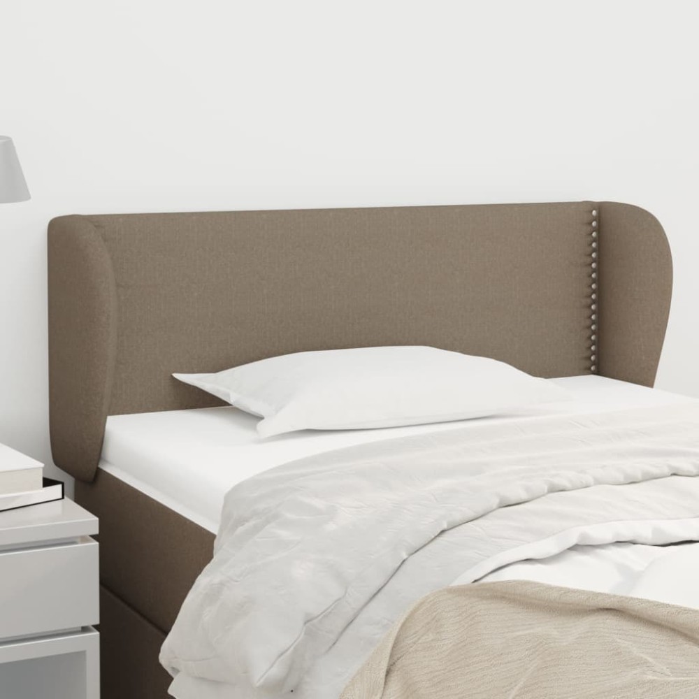 vidaXL Κεφαλάρι με Πτερύγια Taupe 93x23x78/88cm Υφασμάτινο 1 τεμ.