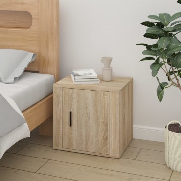 vidaXL Κομοδίνο Sonoma Δρυς 50x39x47cm 1 τεμ.