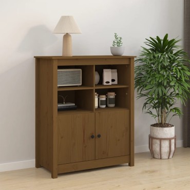 vidaXL Ντουλάπι Καφέ Μέλι 83x41,5x100cm από Μασίφ Ξύλο Πεύκου 1 τεμ.
