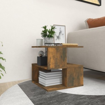 vidaXL Βοηθητικό Τραπέζι Καπνιστή Δρυς 40x40x40cm Επεξεργασμένο Ξύλο 1 τεμ.