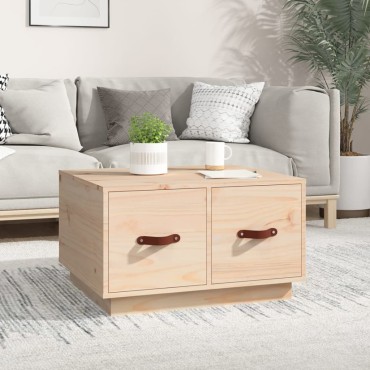 vidaXL Τραπεζάκι Σαλονιού 60x53x35cm από Μασίφ Ξύλο Πεύκου 1 τεμ.