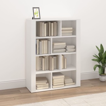 vidaXL Ντουλάπι Λευκό 80x30x106cm από Επεξεργασμένο Ξύλο 1 τεμ.