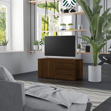 vidaXL Έπιπλο Τηλεόρασης Καφέ Δρυς 80x34x36cm Επεξεργασμένο Ξύλο