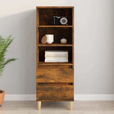 vidaXL Ντουλάπι Καπνιστή Δρυς 40x36x110cm από Επεξεργασμένο Ξύλο 1 τεμ.