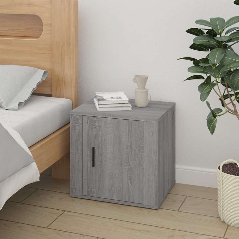 vidaXL Κομοδίνο Γκρι Sonoma 50x39x47cm 1 τεμ.