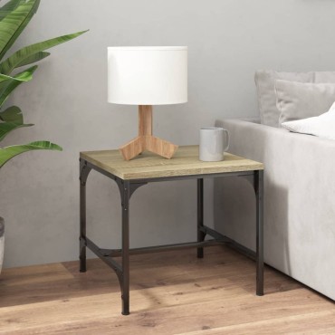 vidaXL Τραπεζάκι Σαλονιού Sonoma Δρυς 50x50x35cm Επεξεργασμένο Ξύλο 1 τεμ.