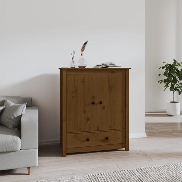 vidaXL Μπουφές Καφέ Μέλι 83x41,5x100cm από Μασίφ Ξύλο Πεύκου 1 τεμ.