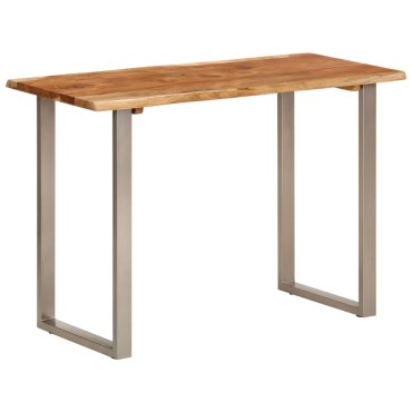 vidaXL Τραπεζαρία 110x50x76cm από Μασίφ Ξύλο Ακακίας 1 τεμ.