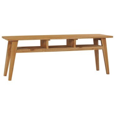 vidaXL Έπιπλο Τηλεόρασης 120x35x45cm από Μασίφ Ξύλο Teak
