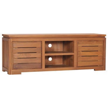 vidaXL Έπιπλο Τηλεόρασης 110x30x40cm από Μασίφ Ξύλο Teak