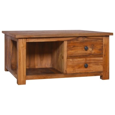vidaXL Τραπεζάκι Σαλονιού 68x68x33cm από Μασίφ Ξύλο Teak 1 τεμ.