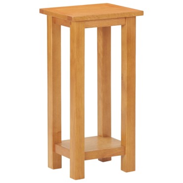 vidaXL Τραπέζι Βοηθητικό 27x24x55cm από Μασίφ Ξύλο Δρυός 1 τεμ.