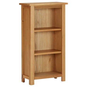 vidaXL Βιβλιοθήκη 45x22,5x82cm από Μασίφ Ξύλο Δρυός 1 τεμ.