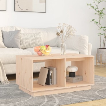 vidaXL Τραπεζάκι Σαλονιού 80x50x40cm από Μασίφ Ξύλο Πεύκου 1 τεμ.