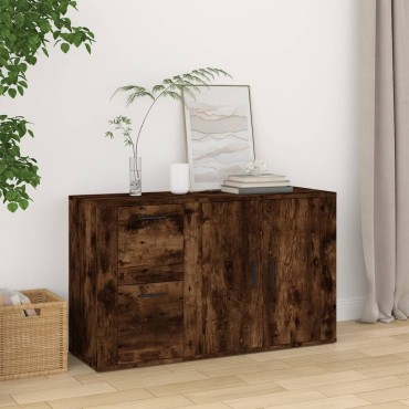 vidaXL Ντουλάπι Καπνιστή Δρυς 100x33x59,5cm από Επεξεργασμένο Ξύλο 1 τεμ.