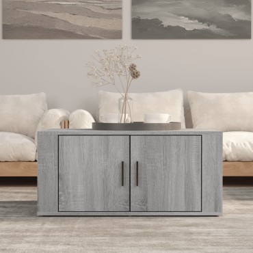 vidaXL Τραπεζάκι Σαλονιού Γκρι Sonoma 80x50x36cmΕπεξεργασμένο Ξύλο 1 τεμ.