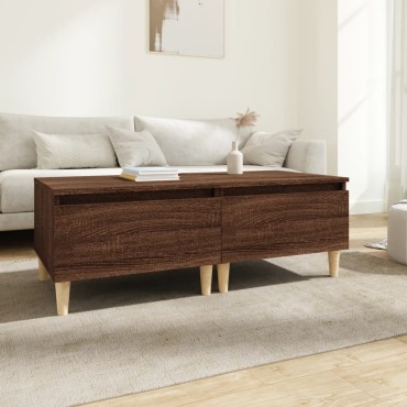 vidaXL Τραπεζάκια Σαλονιού 2 τεμ. Καφέ Δρυς 50x46x35cm Επεξ. Ξύλο