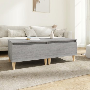 vidaXL Τραπεζάκια Σαλονιού 2 τεμ. Γκρι Sonoma 50x46x35cm Επεξ. Ξύλο