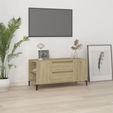 vidaXL Έπιπλο Τηλεόρασης Sonoma Δρυς 102x44,5x50cm Επεξ. Ξύλο