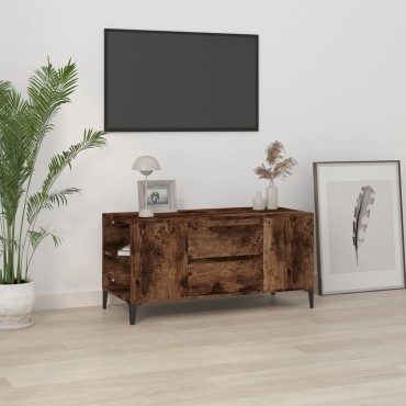 vidaXL Έπιπλο Τηλεόρασης Καπνιστή Δρυς 102x44,5x50cm Επεξ. Ξύλο