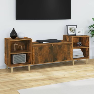 vidaXL Έπιπλο Τηλεόρασης Καπνιστή Δρυς 160x35x55cm Επεξ. Ξύλο