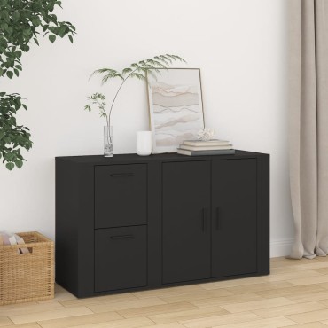 vidaXL Ντουλάπι Μαύρο 100x33x59,5cm από Επεξεργασμένο Ξύλο 1 τεμ.
