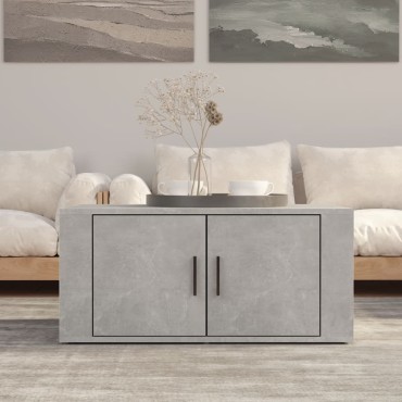 vidaXL Τραπεζάκι Σαλονιού Γκρι Σκυρ. 80x50x36cm Επεξεργ. Ξύλο 1 τεμ.