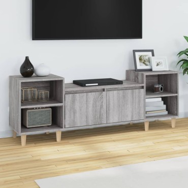 vidaXL Έπιπλο Τηλεόρασης Γκρι Sonoma 160x35x55cm από Επεξεργ. Ξύλο