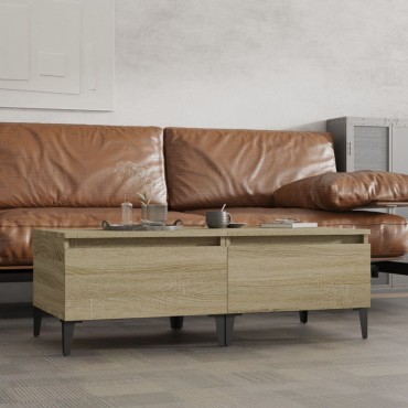 vidaXL Τραπεζάκια Σαλονιού 2 τεμ. Sonoma Δρυς 50x46x35cm Επεξ. Ξύλο