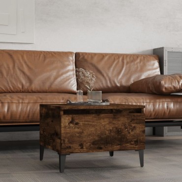 vidaXL Βοηθητικό Τραπέζι Καπνιστή Δρυς 50x46x35cm Επεξεργασμένο Ξύλο 1 τεμ.