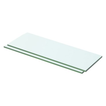 vidaXL Ράφια Πάνελ 2 τεμ. Διάφανα 50x12cm Γυάλινα