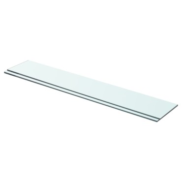 vidaXL Ράφια Πάνελ 2 τεμ. Διάφανα 70x12cm Γυάλινα